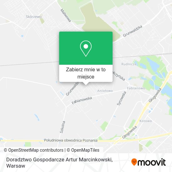 Mapa Doradztwo Gospodarcze Artur Marcinkowski