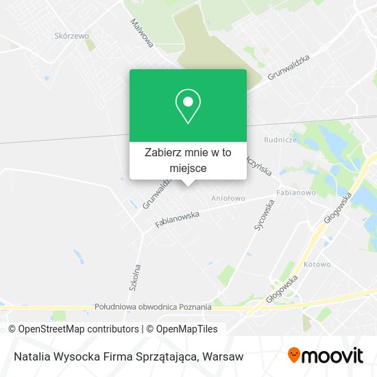 Mapa Natalia Wysocka Firma Sprzątająca