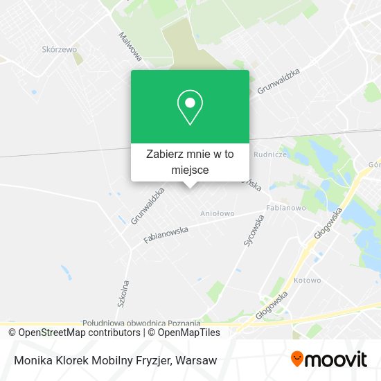 Mapa Monika Klorek Mobilny Fryzjer