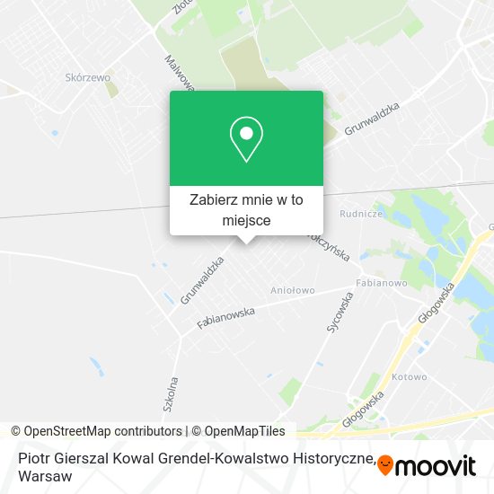 Mapa Piotr Gierszal Kowal Grendel-Kowalstwo Historyczne