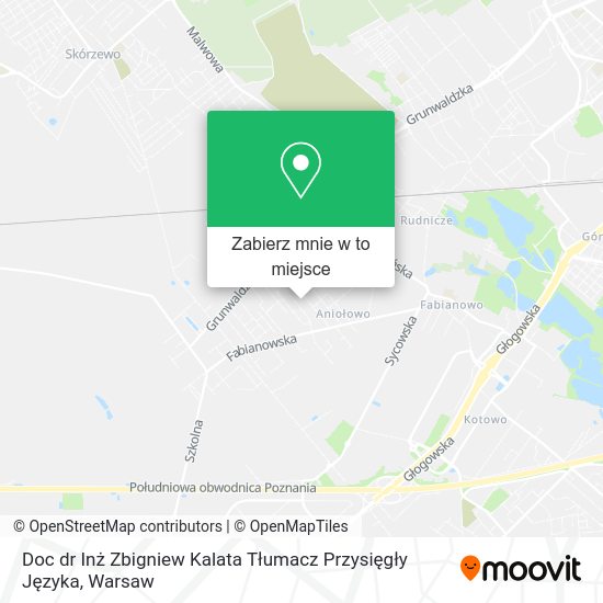 Mapa Doc dr Inż Zbigniew Kalata Tłumacz Przysięgły Języka