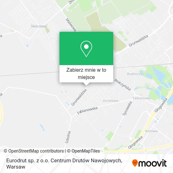 Mapa Eurodrut sp. z o.o. Centrum Drutów Nawojowych