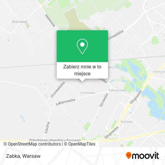 Mapa Zabka