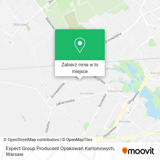 Mapa Expect Group Producent Opakowań Kartonowych