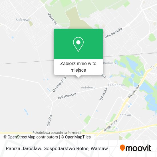 Mapa Rabiza Jarosław. Gospodarstwo Rolne