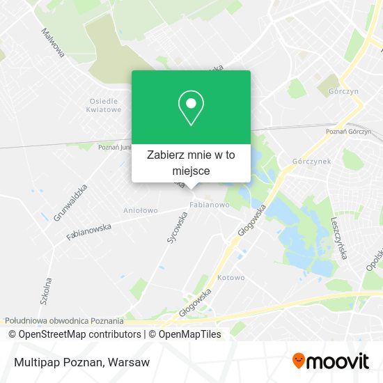 Mapa Multipap Poznan