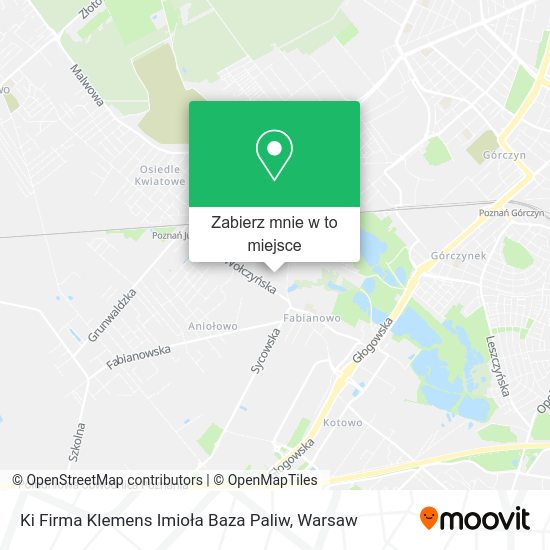 Mapa Ki Firma Klemens Imioła Baza Paliw