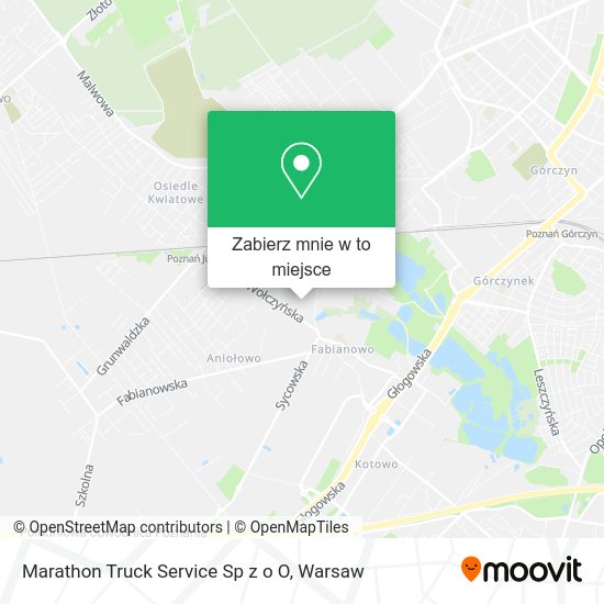 Mapa Marathon Truck Service Sp z o O