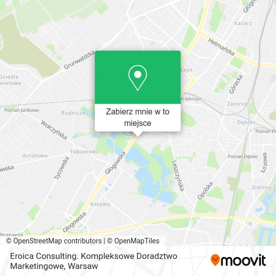 Mapa Eroica Consulting. Kompleksowe Doradztwo Marketingowe