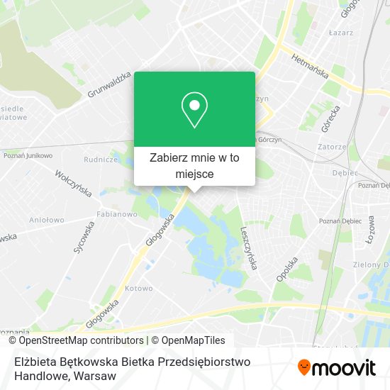 Mapa Elżbieta Bętkowska Bietka Przedsiębiorstwo Handlowe