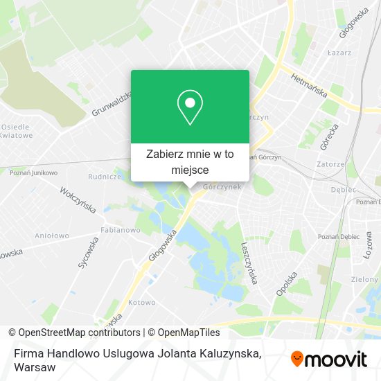 Mapa Firma Handlowo Uslugowa Jolanta Kaluzynska