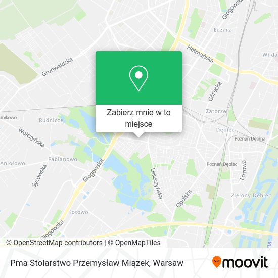 Mapa Pma Stolarstwo Przemysław Miązek