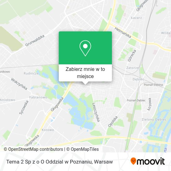 Mapa Tema 2 Sp z o O Oddzial w Poznaniu