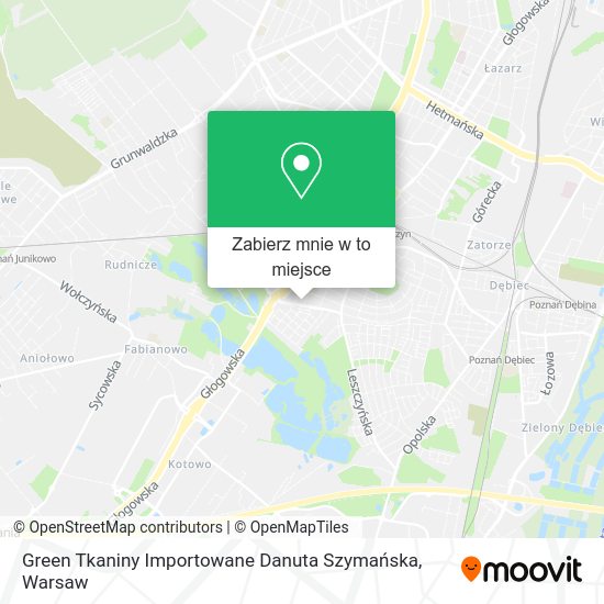 Mapa Green Tkaniny Importowane Danuta Szymańska