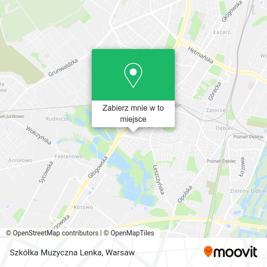 Mapa Szkółka Muzyczna Lenka