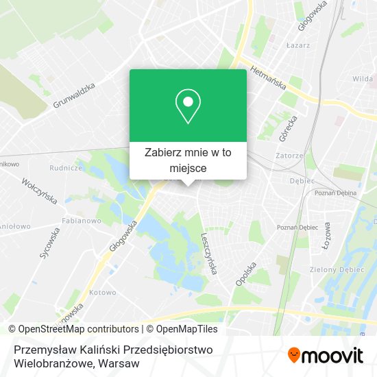 Mapa Przemysław Kaliński Przedsiębiorstwo Wielobranżowe