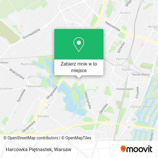 Mapa Harcówka Piętnastek