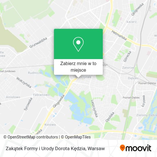 Mapa Zakątek Formy i Urody Dorota Kędzia