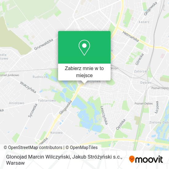 Mapa Glonojad Marcin Wilczyński, Jakub Stróżyński s.c.