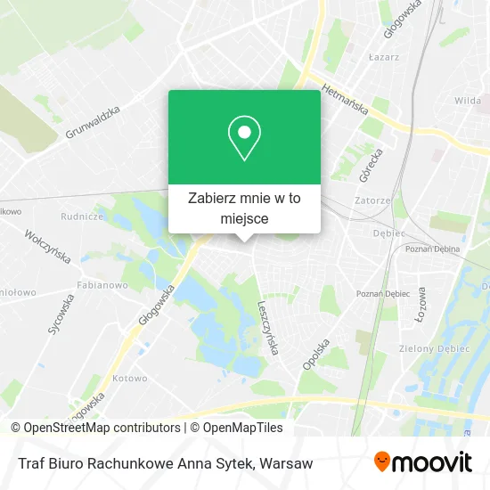 Mapa Traf Biuro Rachunkowe Anna Sytek