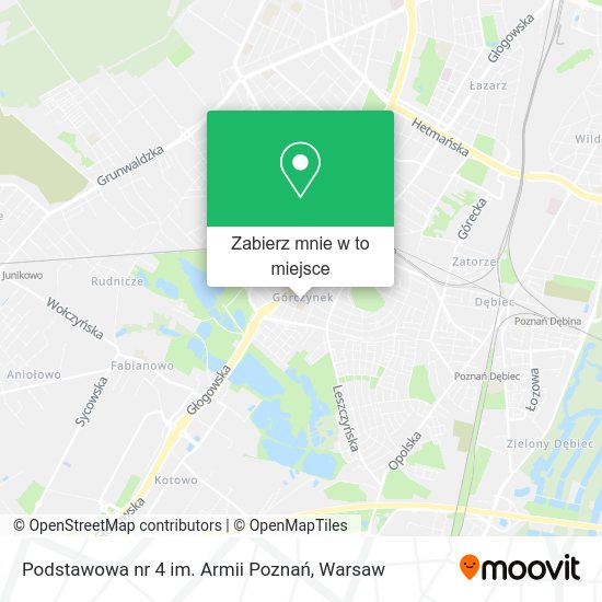 Mapa Podstawowa nr 4 im. Armii Poznań