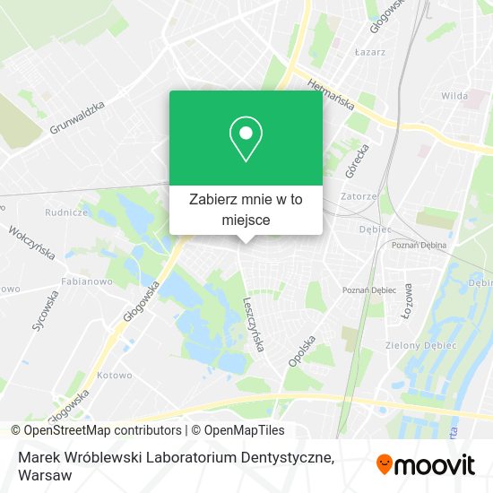 Mapa Marek Wróblewski Laboratorium Dentystyczne