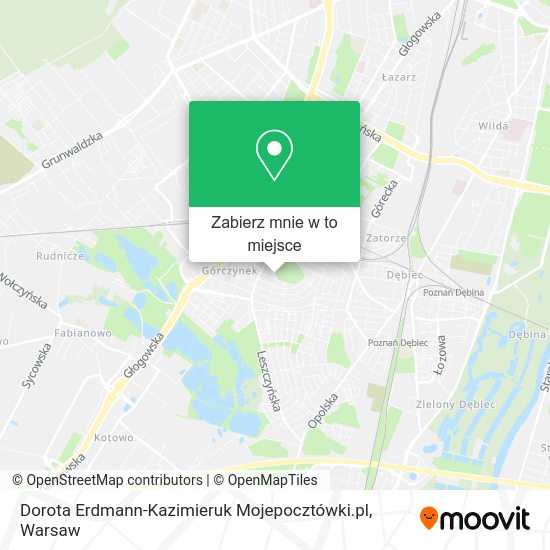 Mapa Dorota Erdmann-Kazimieruk Mojepocztówki.pl