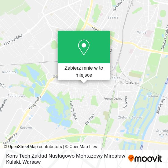 Mapa Kons Tech Zakład Nusługowo Montażowy Mirosław Kulski