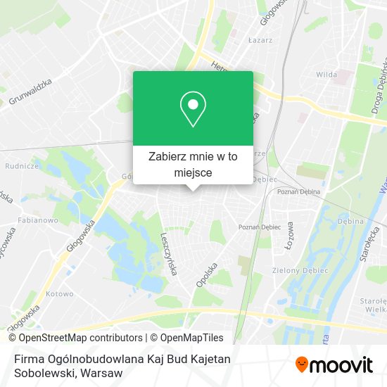 Mapa Firma Ogólnobudowlana Kaj Bud Kajetan Sobolewski