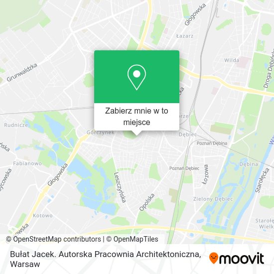 Mapa Bułat Jacek. Autorska Pracownia Architektoniczna