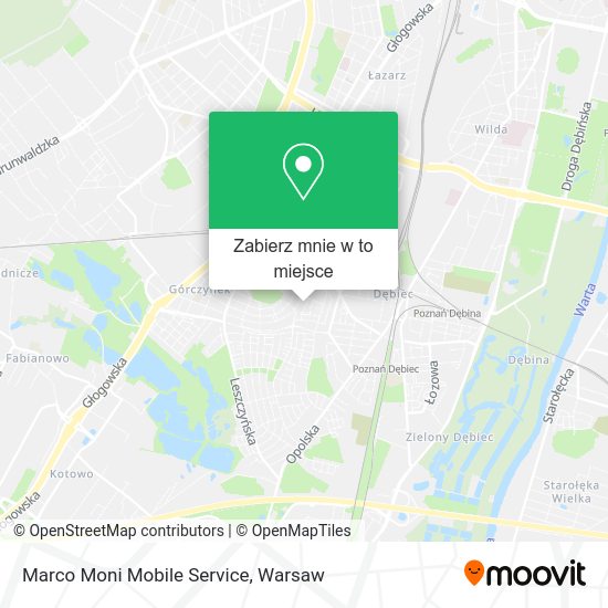 Mapa Marco Moni Mobile Service