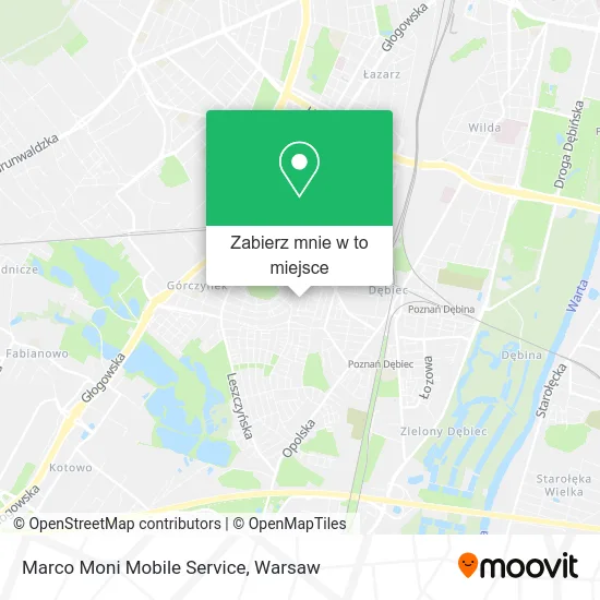 Mapa Marco Moni Mobile Service