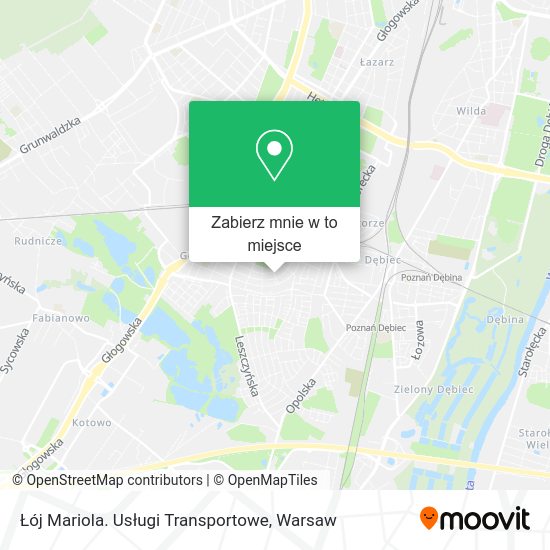 Mapa Łój Mariola. Usługi Transportowe