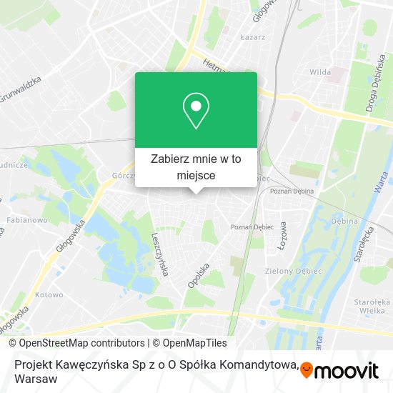 Mapa Projekt Kawęczyńska Sp z o O Spółka Komandytowa