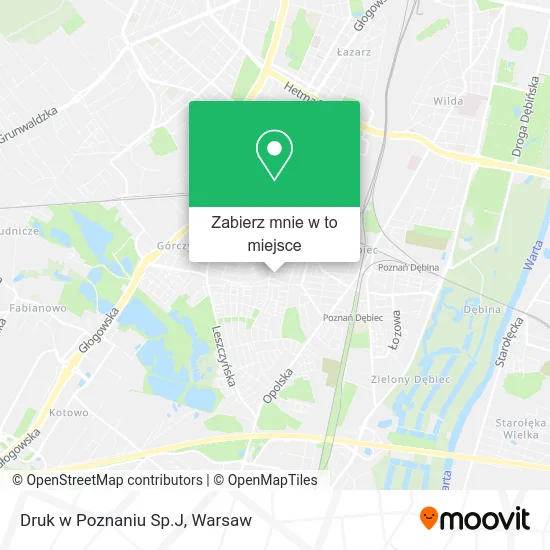 Mapa Druk w Poznaniu Sp.J