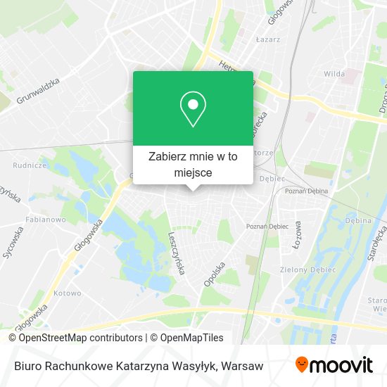 Mapa Biuro Rachunkowe Katarzyna Wasyłyk