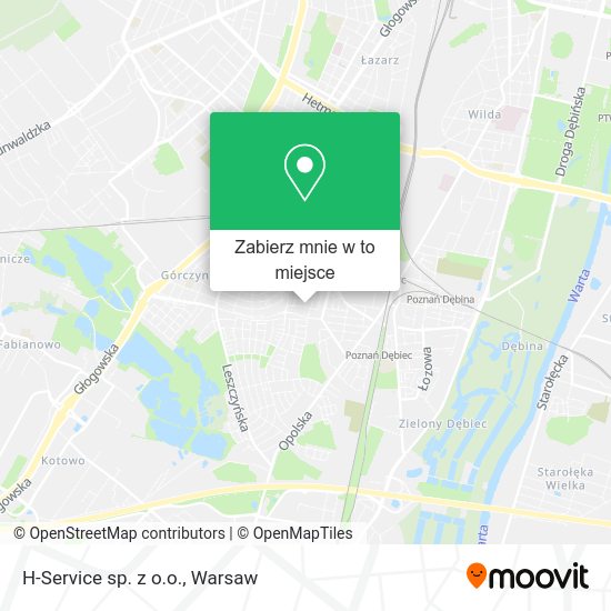Mapa H-Service sp. z o.o.