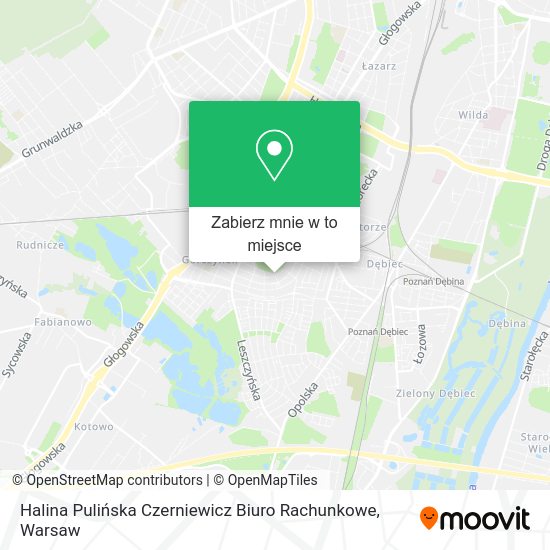 Mapa Halina Pulińska Czerniewicz Biuro Rachunkowe