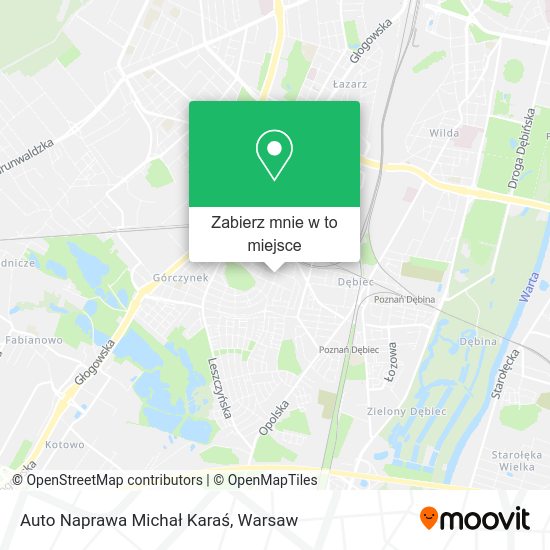 Mapa Auto Naprawa Michał Karaś