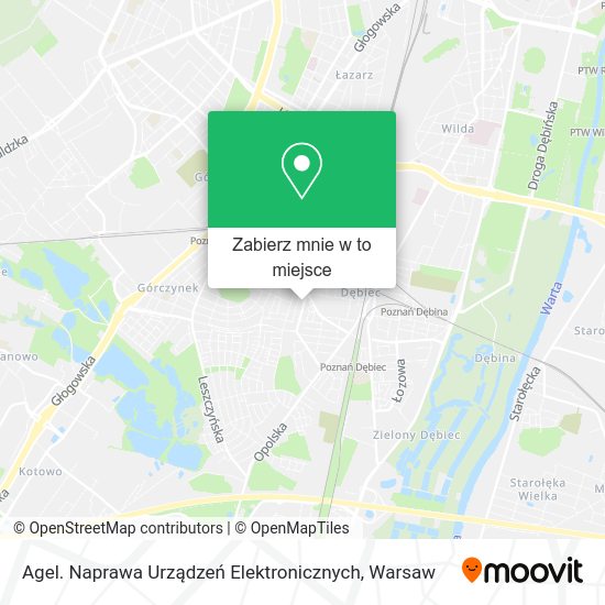 Mapa Agel. Naprawa Urządzeń Elektronicznych