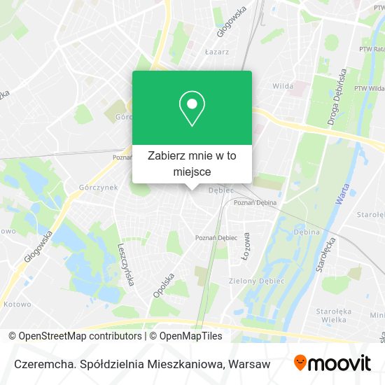 Mapa Czeremcha. Spółdzielnia Mieszkaniowa