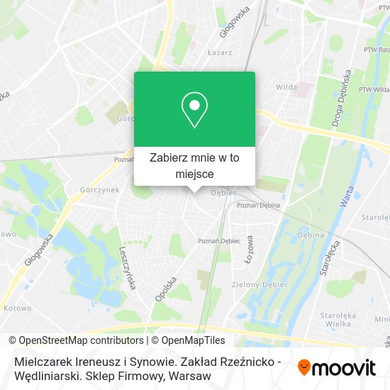 Mapa Mielczarek Ireneusz i Synowie. Zakład Rzeźnicko - Wędliniarski. Sklep Firmowy