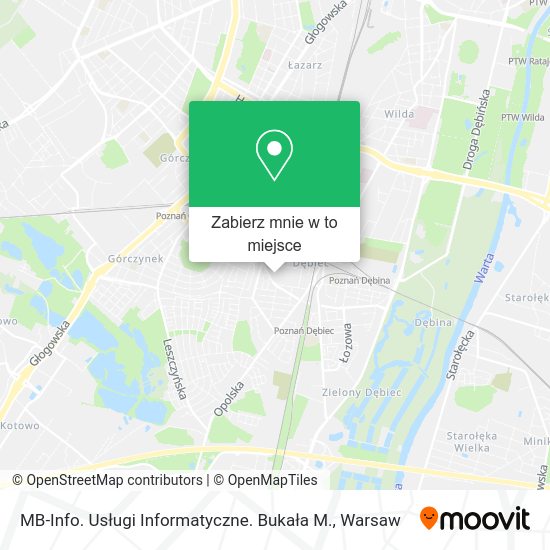 Mapa MB-Info. Usługi Informatyczne. Bukała M.