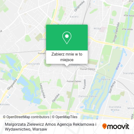 Mapa Malgorzata Zielewicz Amos Agencja Reklamowa i Wydawnictwo