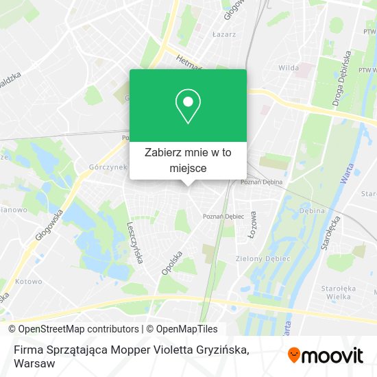 Mapa Firma Sprzątająca Mopper Violetta Gryzińska