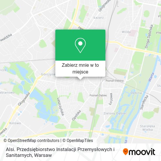 Mapa Alsi. Przedsiębiorstwo Instalacji Przemysłowych i Sanitarnych