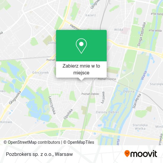 Mapa Pozbrokers sp. z o.o.