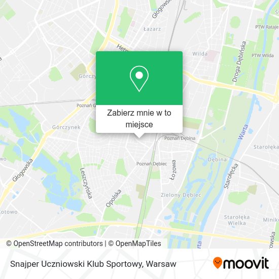 Mapa Snajper Uczniowski Klub Sportowy