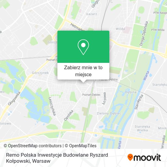 Mapa Remo Polska Inwestycje Budowlane Ryszard Kołpowski