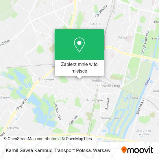 Mapa Kamil Gawla Kambud Transport Polska